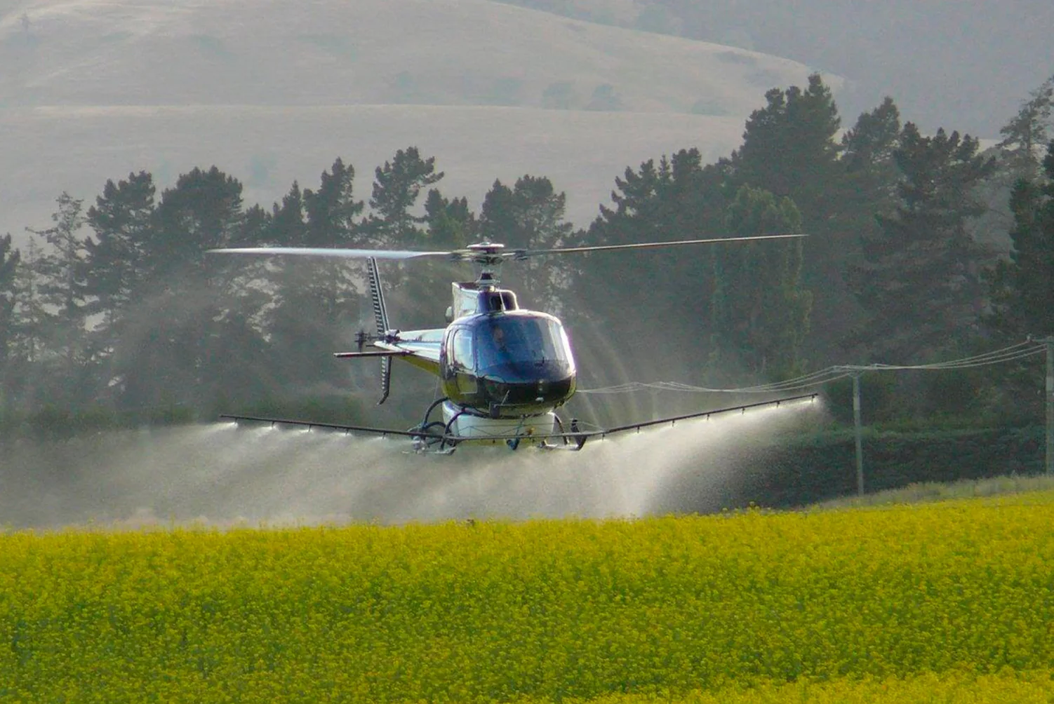 Aprovação de Helicópteros para pulverização