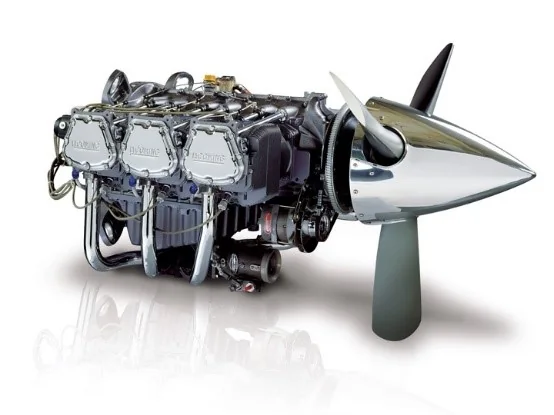 motor aeronáutico operado com etanol