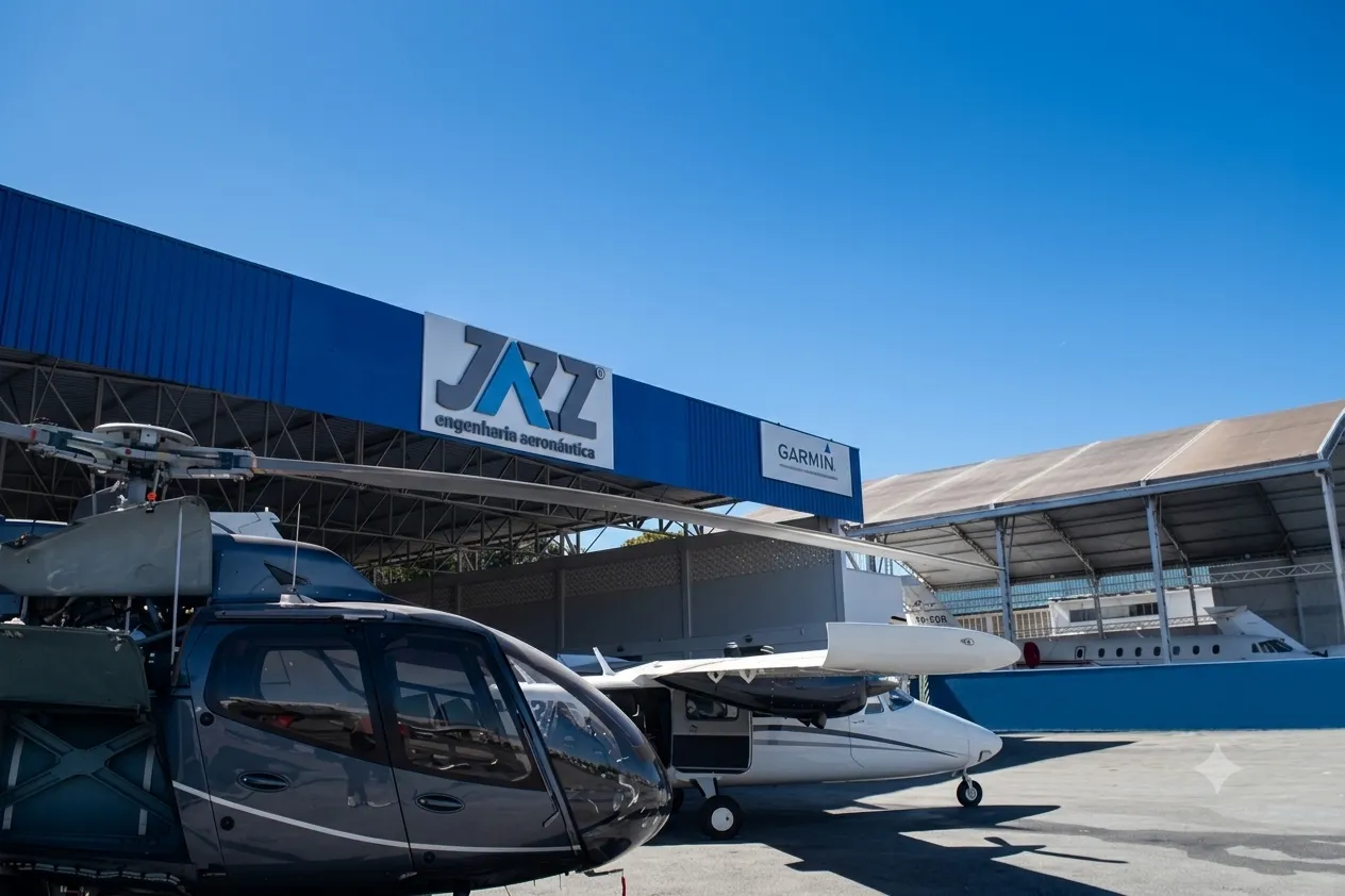 Hangar da Jazz no Aeroporto da Pampulha