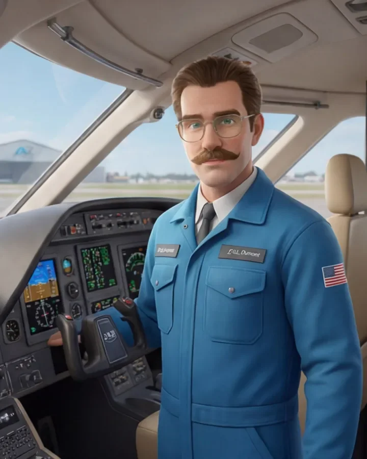 Engenheiro Dumont, mascote da Jazz Aviation